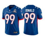 Men's Los Angeles Rams #99 Aaron Donald 2022 Royal Pro Bowl Jersey