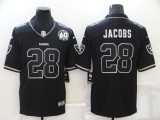 Men's Las Vegas Raiders #28 Josh Jacobs Black Shadow Vapor Limited Jersey