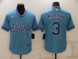 MLB  Atlanta Braves #3 Dale Murphy Blue Game Nike Jersey