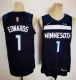 NBA Minnesota Timberwolves #1 Anthony Edwards Black City Jersey