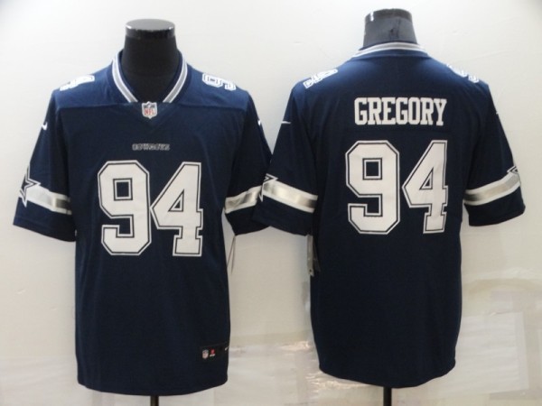 Men's Dallas Cowboys #94 Gregory Blue Vapor Untouchable Limited Jersey