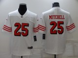 Men's San Francisco 49ers #25 Mitchell White Color Rush Limited Jersey