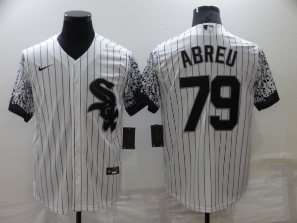 MLB Chicago White Sox #79 Jose Abreu White City Connect Jersey