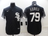 MLB Chicago White Sox #79 Jose Abreu Black City Connect Jersey