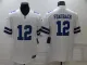 Men's Dallas Cowboys #12 Staubach White Vapor Untouchable Limited Jersey