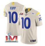 Men's Los Angeles Rams #10 Cooper Kupp Bone 2022 Super Bowl LVI Vapor Limited Jersey