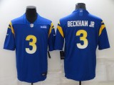 Men's Los Angeles Rams #3 Odell Beckham Jr. 2021 Royal Vapor Untouchable Limited Jersey