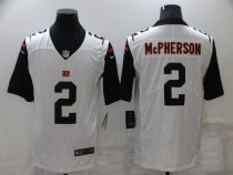 Men's Cincinnati Bengals #2 Evan McPherson 2021 White Color Rush Limited Jersey