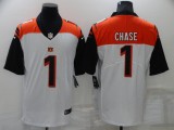 Men's Cincinnati Bengals #1 Ja'Marr Chase White Vapor Limited Jersey