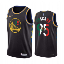 NBA Golden State Warriors #95 Juan Toscano-Anderson 2022 Black Special Mexico Edition Jersey