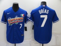 MLB Los Angeles Dodgers #7 Julio Urias Blue Game Jersey