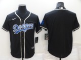 MLB Los Angeles Dodgers Blank Navy Blue Game Throwback Jersey