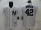 MLB New York Yankees #42 Rivera White Game Nike Jersey