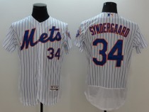 MLB New York Mets #34 Syndergaard White Elite Jersey