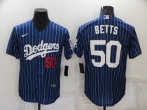 MLB Los Angeles Dodgers #50 Mookie Betts Game Nike Jersey