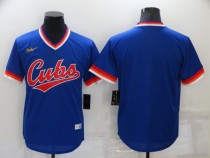 MLB Chicago Cubs Blank Blue Game Jersey