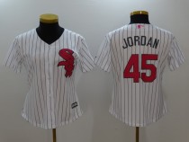 Women MLB Chicago White Sox #45 Jordan White Jersey