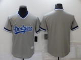 MLB Los Angeles Dodgers Blank Grey Game Nike Jersey