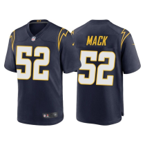 MLB Los Angeles Chargers #52 Khalil Mack Navy Vapor Untouchable Limited Jersey
