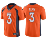 Youth Denver Broncos #3 Russell Wilson Orange Vapor Untouchable Limited Jersey