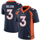 Youth Denver Broncos #3 Russell Wilson Blue Vapor Untouchable Limited Jersey