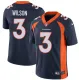 Youth Denver Broncos #3 Russell Wilson Blue Vapor Untouchable Limited Jersey