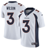 Youth Denver Broncos #3 Russell Wilson White Vapor Untouchable Limited Jersey