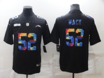 Men's Los Angeles Chargers #52 Khalil Mack Black Crucial Catch Limited Jersey