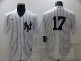 MLB New York Yankees #17 Aaron Boone White Jersey