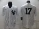 MLB New York Yankees #17 Aaron Boone White Jersey