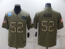Men's Los Angeles Chargers #52 Khalil Mack Camo Salute To Service Limited Jersey
