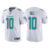 Men’s Miami Dolphins #10 Tyreek Hill White Vapor Untouchable Limited Jersey