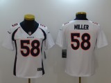 Women Nike Denver Broncos #58 Miller White 2017 Vapor Untouchable Jersey