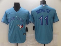 MLB Toronto Blue Jays #11 Bichette Light Blue Game Nike Jersey