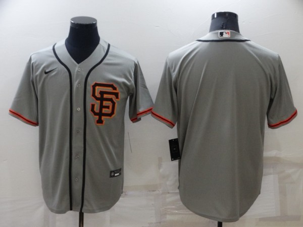 MLB San Francisco Giants Blank Grey Game Jersey