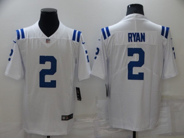 Men's Indianapolis Colts #2 Matt Ryan White Vapor Untouchable Limited Jersey