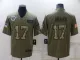Men's Las Vegas Raiders #17 Davante Adams Olive/Camo Salute To Service Limited Jersey