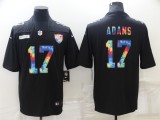 Men's Las Vegas Raiders #17 Davante Adams Black Crucial Catch Limited Jersey