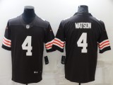 Men's Cleveland Browns #4 Deshaun Watson Brown Vapor Untouchable Limited Jersey