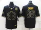 Men's Las Vegas Raiders #98 Maxx Crosby Black/Gold With 60th Anniversary Patch Vapor Limited Jersey