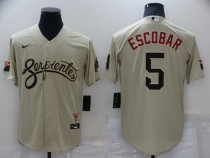 MLB Arizona Diamondbacks #5 Eduardo Escobar 2021 Gold City Connect Jersey