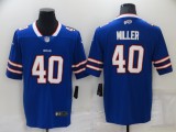 Men's Nike Buffalo Bills #40 Miller Royal Blue Vapor Untouchable Limited Jersey