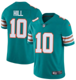 Men’s Miami Dolphins #10 Tyreek Hill Aqua Color Rush Limited Jersey