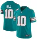 Men’s Miami Dolphins #10 Tyreek Hill Aqua Color Rush Limited Jersey