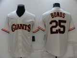 MLB San Francisco Giants #25 Barry Bonds Cream Throwback Jersey