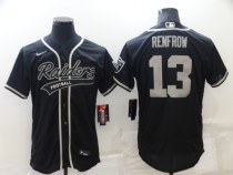 Men's Las Vegas Raiders #13 Hunter Renfrow Black Flex Base Elite Jersey