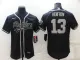 Men's Las Vegas Raiders #13 Hunter Renfrow Black Flex Base Elite Jersey
