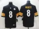 Men's Pittsburgh Steelers #8 Kenny Pickett 2022 Black Vapor Untouchable Limited Jersey
