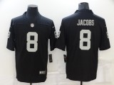 Men's Las Vegas Raiders #8 Jacobs Black Vapor Limited Jersey