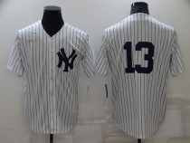 MLB New York Yankees 13 Alex Rodriguez White Game Nike Jersey